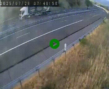 Caméra autoroutière France - A75, Engayresque, entre Millau et Séverac-le-Chateau, en direction de Montpellier