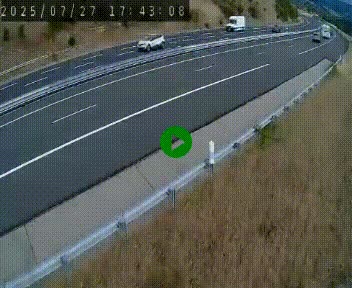 Caméra autoroutière France - A75, Engayresque, entre Millau et Séverac-le-Chateau, en direction de Montpellier
