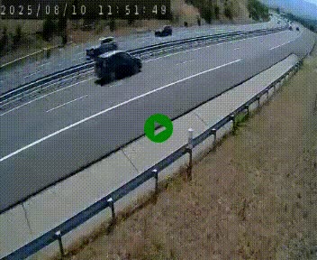 Caméra autoroutière France - A75, Engayresque, entre Millau et Séverac-le-Chateau, en direction de Montpellier