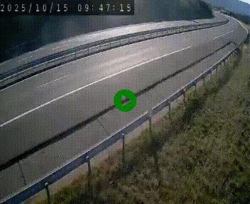 Caméra autoroute A75 à hauteur de la sortie 42 (Rodez, Laissac, Aire de l'Auvergne) située sur la commune d'Auberoques, près de Sévérac-le-Château