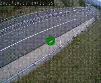 Caméra autoroute A75 à hauteur de la sortie 42 (Rodez, Laissac, Aire de l'Auvergne) située sur la commune d'Auberoques, près de Sévérac-le-Château