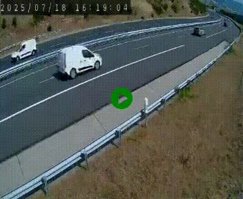 <h2>Caméra autoroutière France - A75, Engayresque, entre Millau et Séverac-le-Chateau, en direction de Montpellier</h2>
