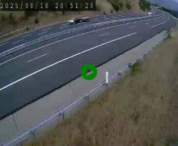 <h2>Caméra autoroute A75 à hauteur de la sortie 42 (Rodez, Laissac, Aire de l'Auvergne) située sur la commune d'Auberoques, près de Sévérac-le-Château</h2>
