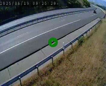 <h2>Caméra autoroutière France - A75, Engayresque, entre Millau et Séverac-le-Chateau, en direction de Montpellier</h2>