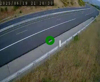 <h2>Caméra autoroutière France - A75, Engayresque, entre Millau et Séverac-le-Chateau, en direction de Montpellier</h2>