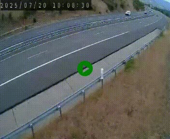 <h2>Caméra autoroutière France - A75, Engayresque, entre Millau et Séverac-le-Chateau, en direction de Montpellier</h2>