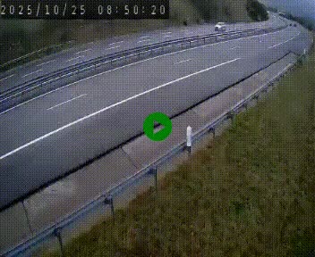<h2>Caméra autoroutière France - A75, Engayresque, entre Millau et Séverac-le-Chateau, en direction de Montpellier</h2>