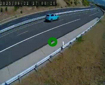 <h2>Caméra autoroute A75 à hauteur de la sortie 42 (Rodez, Laissac, Aire de l'Auvergne) située sur la commune d'Auberoques, près de Sévérac-le-Château</h2>