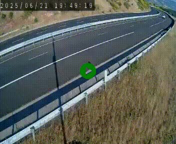 <h2>Caméra autoroute A75 à hauteur de la sortie 42 (Rodez, Laissac, Aire de l'Auvergne) située sur la commune d'Auberoques, près de Sévérac-le-Château</h2>
