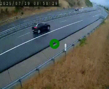 <h2>Caméra autoroutière France - A75, Engayresque, entre Millau et Séverac-le-Chateau, en direction de Montpellier</h2>