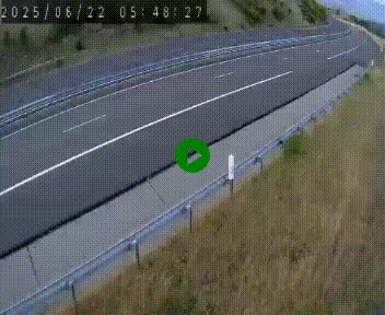 <h2>Caméra autoroutière France - A75, Engayresque, entre Millau et Séverac-le-Chateau, en direction de Montpellier</h2>