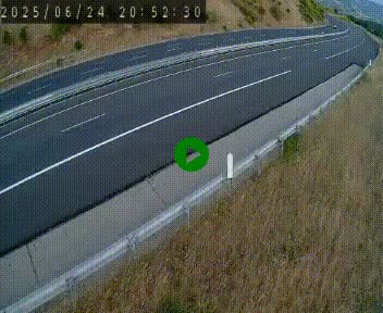 <h2>Caméra autoroutière France - A75, Engayresque, entre Millau et Séverac-le-Chateau, en direction de Montpellier</h2>