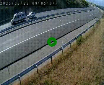 <h2>Caméra autoroutière France - A75, Engayresque, entre Millau et Séverac-le-Chateau, en direction de Montpellier</h2>
