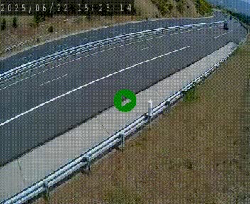 <h2>Caméra autoroutière France - A75, Engayresque, entre Millau et Séverac-le-Chateau, en direction de Montpellier</h2>