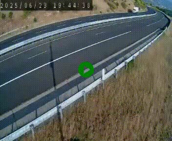 <h2>Caméra autoroute A75 à hauteur de la sortie 42 (Rodez, Laissac, Aire de l'Auvergne) située sur la commune d'Auberoques, près de Sévérac-le-Château</h2>