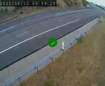 <h2>Caméra autoroutière France - A75, Engayresque, entre Millau et Séverac-le-Chateau, en direction de Montpellier</h2>