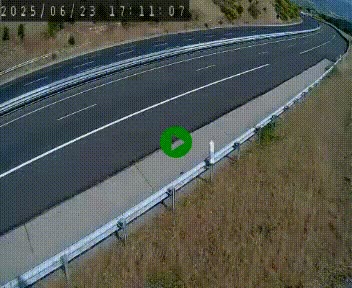 <h2>Caméra autoroute A75 à hauteur de la sortie 42 (Rodez, Laissac, Aire de l'Auvergne) située sur la commune d'Auberoques, près de Sévérac-le-Château</h2>