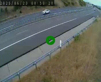 <h2>Caméra autoroute A75 à hauteur de la sortie 42 (Rodez, Laissac, Aire de l'Auvergne) située sur la commune d'Auberoques, près de Sévérac-le-Château</h2>