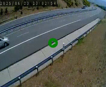 <h2>Caméra autoroutière France - A75, Engayresque, entre Millau et Séverac-le-Chateau, en direction de Montpellier</h2>