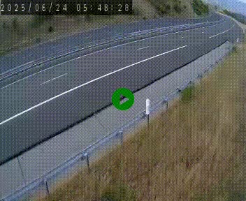 <h2>Caméra autoroutière France - A75, Engayresque, entre Millau et Séverac-le-Chateau, en direction de Montpellier</h2>