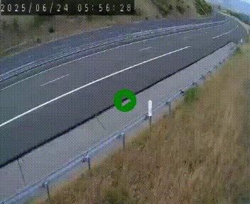 <h2>Caméra autoroutière France - A75, Engayresque, entre Millau et Séverac-le-Chateau, en direction de Montpellier</h2>