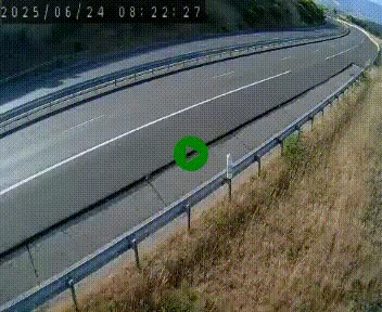 <h2>Caméra autoroutière France - A75, Engayresque, entre Millau et Séverac-le-Chateau, en direction de Montpellier</h2>