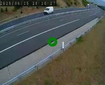 <h2>Caméra autoroutière France - A75, Engayresque, entre Millau et Séverac-le-Chateau, en direction de Montpellier</h2>