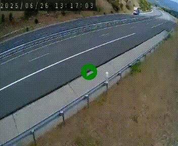 <h2>Caméra autoroutière France - A75, Engayresque, entre Millau et Séverac-le-Chateau, en direction de Montpellier</h2>