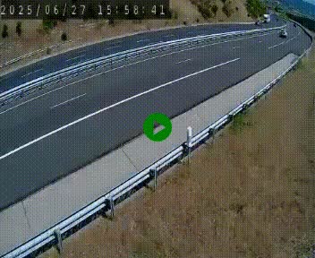 <h2>Caméra autoroutière France - A75, Engayresque, entre Millau et Séverac-le-Chateau, en direction de Montpellier</h2>