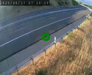 <h2>Caméra autoroutière France - A75, Engayresque, entre Millau et Séverac-le-Chateau, en direction de Montpellier</h2>