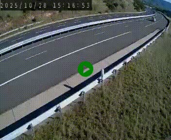 <h2>Caméra autoroutière France - A75, Engayresque, entre Millau et Séverac-le-Chateau, en direction de Montpellier</h2>
