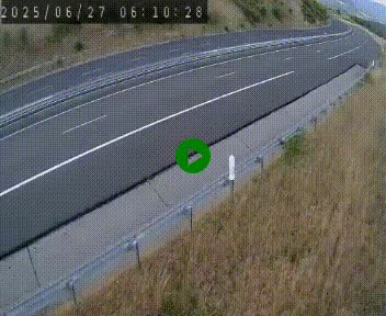 <h2>Caméra autoroutière France - A75, Engayresque, entre Millau et Séverac-le-Chateau, en direction de Montpellier</h2>