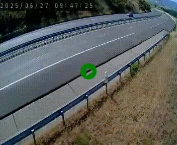<h2>Caméra autoroutière France - A75, Engayresque, entre Millau et Séverac-le-Chateau, en direction de Montpellier</h2>