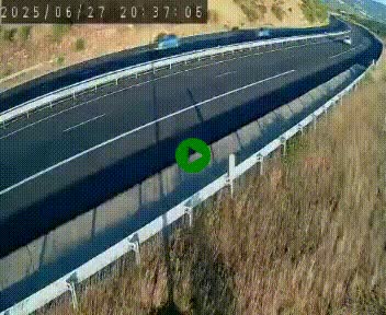 <h2>Caméra autoroutière France - A75, Engayresque, entre Millau et Séverac-le-Chateau, en direction de Montpellier</h2>