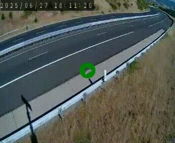 <h2>Caméra autoroutière France - A75, Engayresque, entre Millau et Séverac-le-Chateau, en direction de Montpellier</h2>
