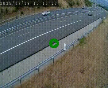 <h2>Caméra autoroutière France - A75, Engayresque, entre Millau et Séverac-le-Chateau, en direction de Montpellier</h2>