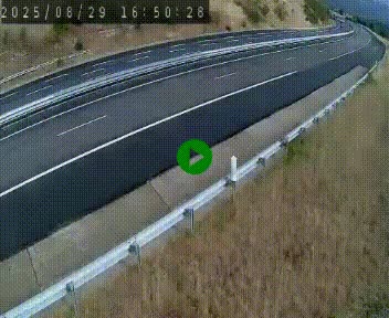 <h2>Caméra autoroutière France - A75, Engayresque, entre Millau et Séverac-le-Chateau, en direction de Montpellier</h2>