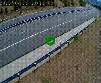 <h2>Caméra autoroutière France - A75, Engayresque, entre Millau et Séverac-le-Chateau, en direction de Montpellier</h2>