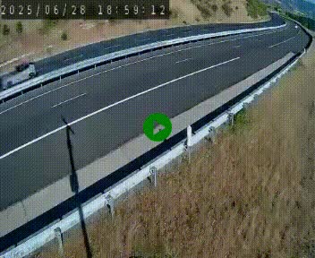 <h2>Caméra autoroutière France - A75, Engayresque, entre Millau et Séverac-le-Chateau, en direction de Montpellier</h2>