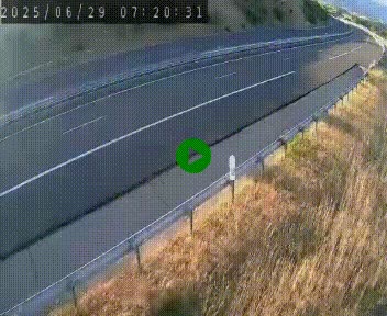 <h2>Caméra autoroutière France - A75, Engayresque, entre Millau et Séverac-le-Chateau, en direction de Montpellier</h2>