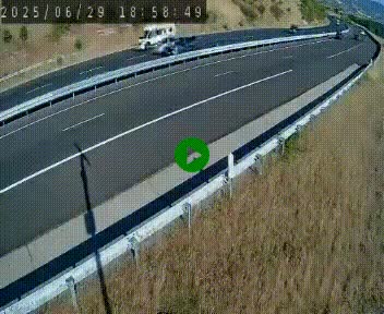 <h2>Caméra autoroutière France - A75, Engayresque, entre Millau et Séverac-le-Chateau, en direction de Montpellier</h2>