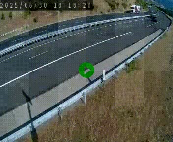 <h2>Caméra autoroutière France - A75, Engayresque, entre Millau et Séverac-le-Chateau, en direction de Montpellier</h2>