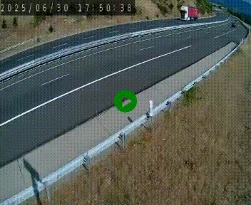 <h2>Caméra autoroutière France - A75, Engayresque, entre Millau et Séverac-le-Chateau, en direction de Montpellier</h2>