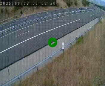 <h2>Caméra autoroutière France - A75, Engayresque, entre Millau et Séverac-le-Chateau, en direction de Montpellier</h2>