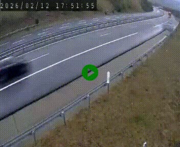 <h2>Caméra autoroute A75 à hauteur de la sortie 42 (Rodez, Laissac, Aire de l'Auvergne) située sur la commune d'Auberoques, près de Sévérac-le-Château</h2>