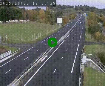 Caméra autoroutière France - A75, Coren, en direction de Montpellier