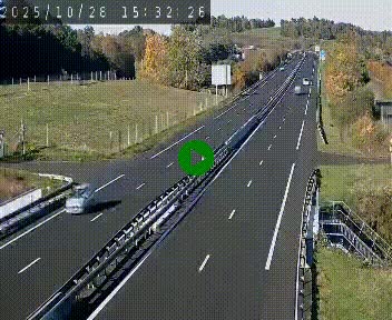 Caméra autoroutière France - A75, Coren, en direction de Montpellier