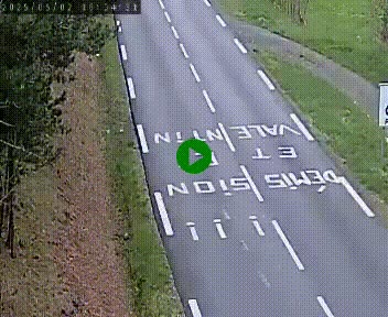 Caméra routière France - N106, au niveau du col de Montmirat à Saint-Etienne-du-Valdonnez à 1039 mètres d'altitude