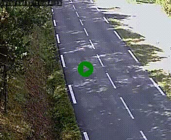 Caméra routière France - N102, au niveau du col de Montmirat à Saint-Etienne-du-Valdonnez à 1039 mètres d'altitude