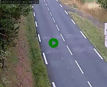 Caméra routière France - N102, au niveau du col de Montmirat à Saint-Etienne-du-Valdonnez à 1039 mètres d'altitude